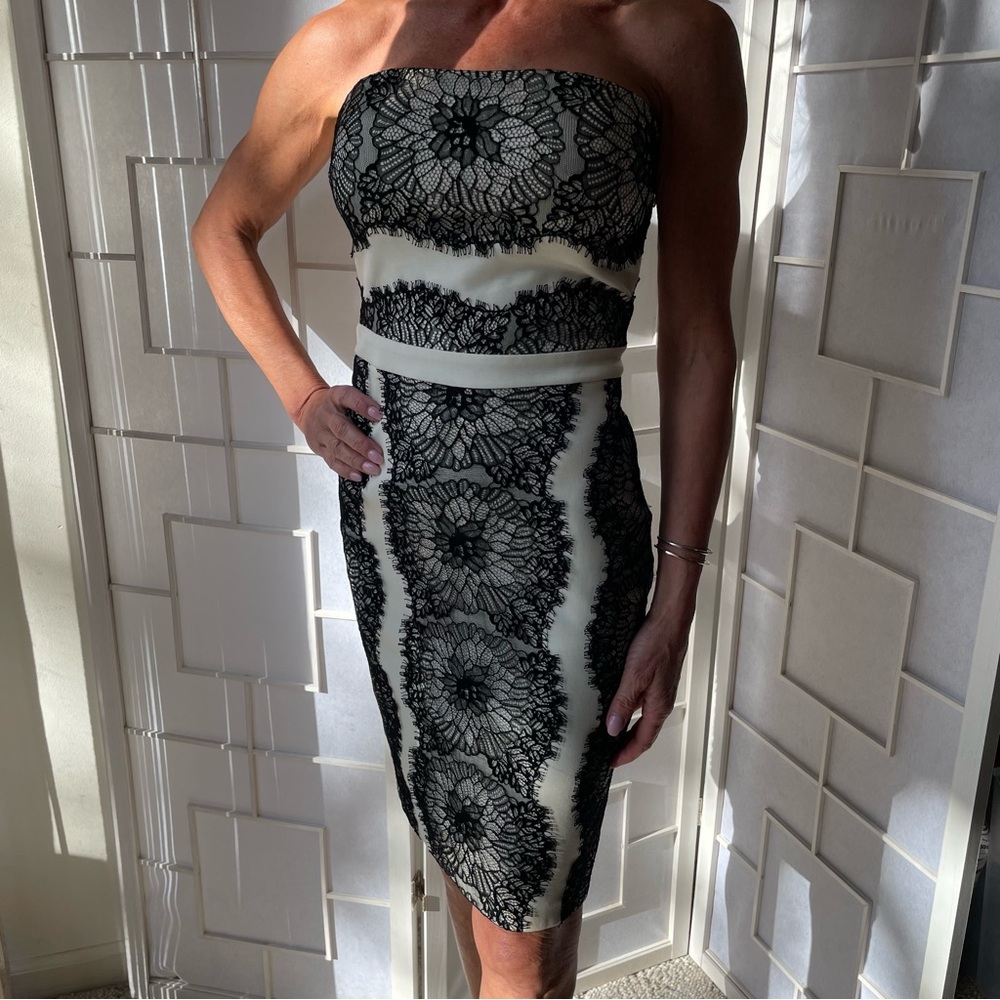 Strapless Lace Formal Summer Dress
